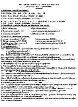 Bài tập ôn thi học kỳ II môn Hóa học Lớp 11 (Cơ bản) - Năm học 2011-2012
